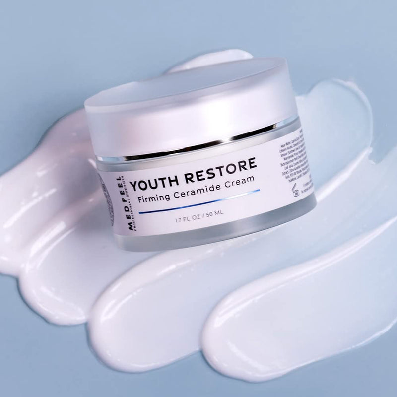 Medpeel Youth Restore Firming Ceramide Face Cream, Shea Butter, Retinol | Vitamin E Moisturize and Plump Aging Skin, 1.7 fl oz