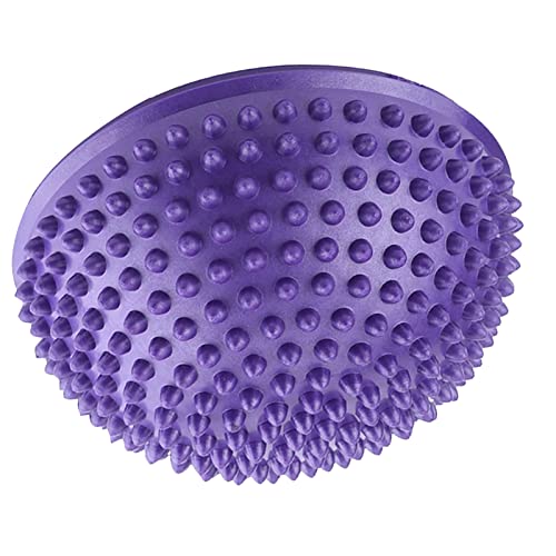 [Australia] - Foot Massage Ball, Inflatable Half Yoga Balls Massage Point Exercises Trainer Fitness for Kids Adults Sports Foot Massages 