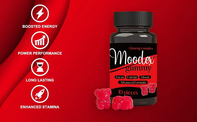 500mg Gummy | Stronger | Longer | Harder | Performance | Extra Strength Enhancing Gummies, Stamina Endurance Booster Supplement for Men | 10 Ginseng Gummy