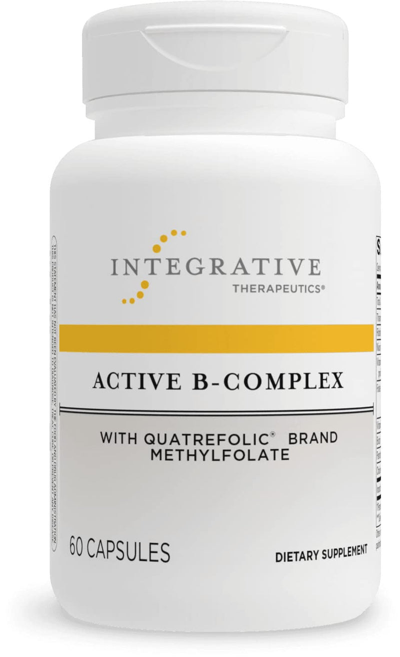 Integrative Therapeutics Bundle with Active B-Complex, 60 Capsules & L-Theanine, 60 Capsules - Active B-Complex to Support Energy Metabolism with 8 B-Vitamins* - L-Theanine to Support a Relaxed State*