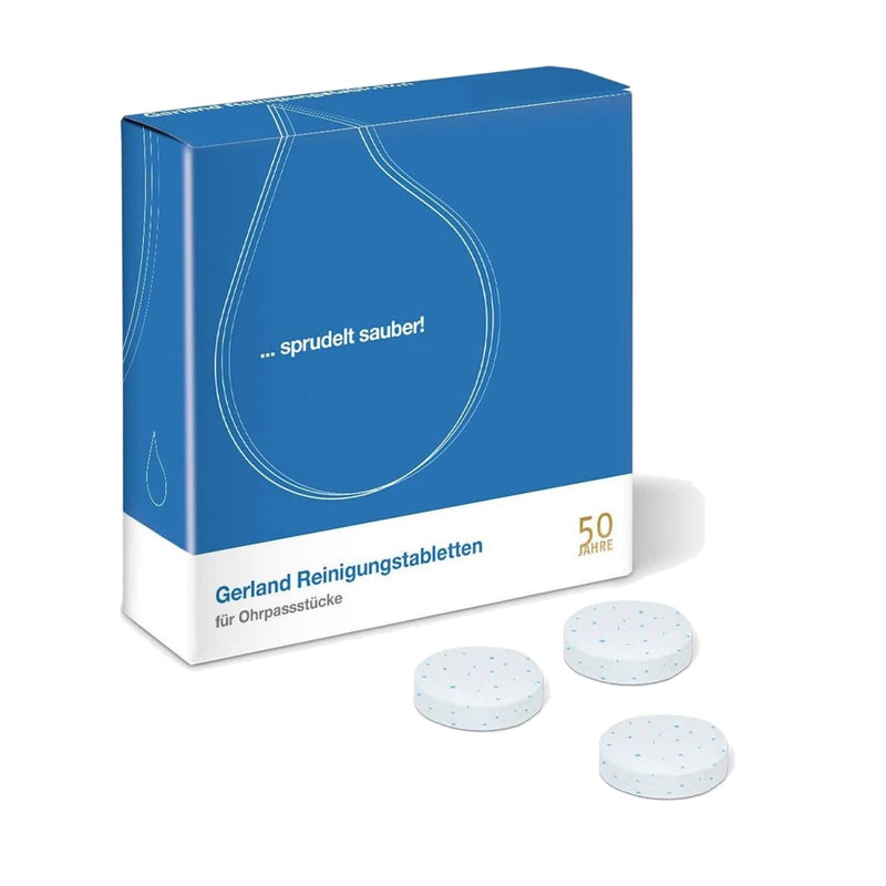 [Australia] - Gerland cleaning tablets (20 pieces) for earmolds and earmolds of hearing aids | individually packed | Effervescent tablets with active oxygen 