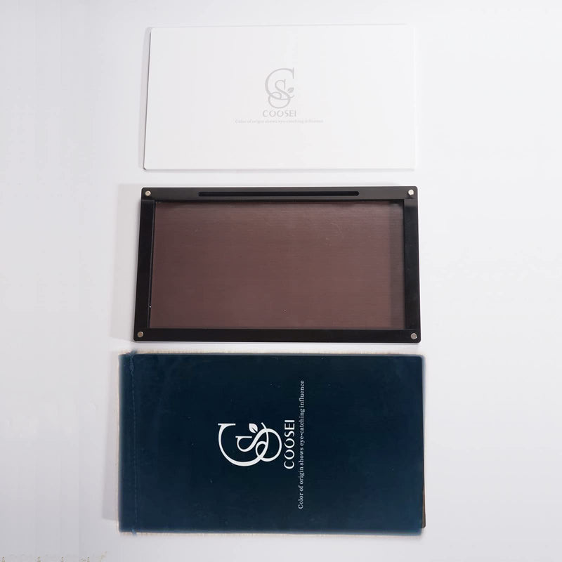 [Australia] - Coosei High-End Acrylic Magnetic Makeup Palette – Large Capacity, Refillable & Stackable with Glass Mirror & Depotting Tool | Perfect Vanity Countertop Organizer for Eyeshadow, Lipstick & More dABL2-1( 1 layer) 