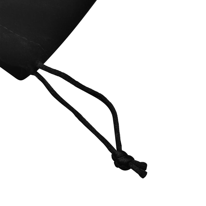 [Australia] - Black Velvet Cremains Urn Bag for Human Ashes - For Use Inside the Urn - Size 10" X 12" (230 Cubic Inches Capacity) - Includes a Resealable PE Material Ashes Storage Bag Black Large 