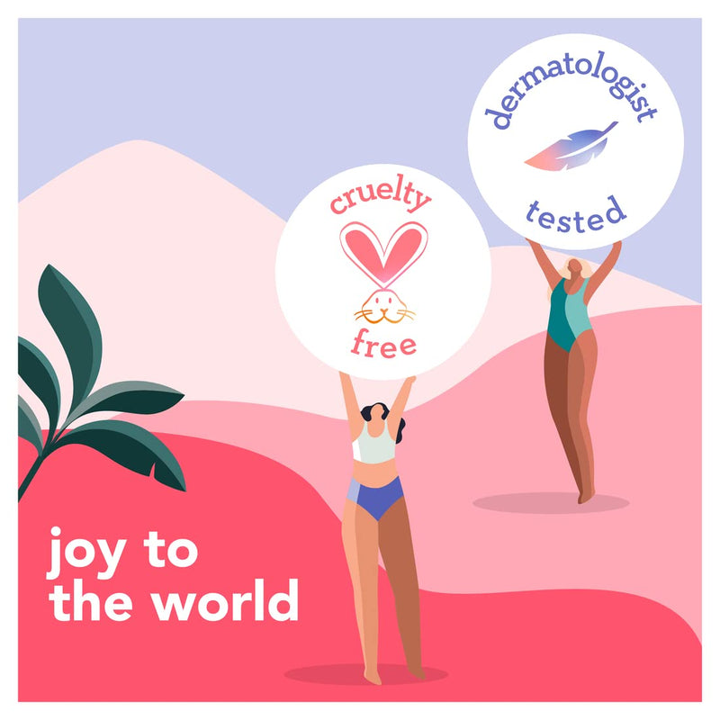 joy Razors for Women, 1 Handle, 8 Razor Blade Refills, Pink, Lubrastrip to Help Avoid Skin Irritation 1 handle + 8 refills