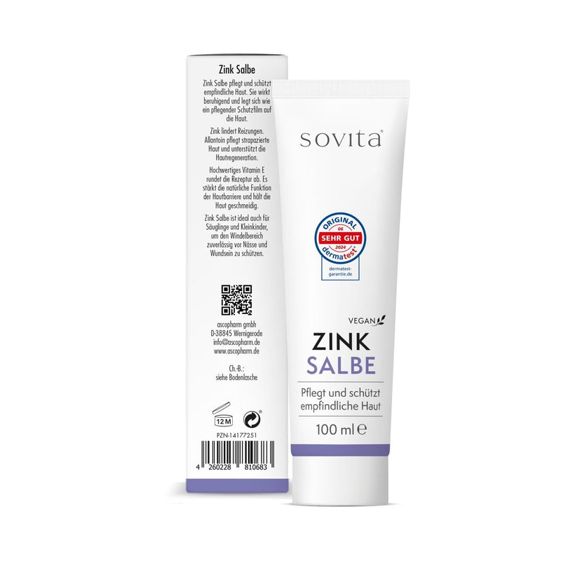 [Australia] - sovita zinc ointment | Protection & care for sensitive skin | Vegan | 100ml 