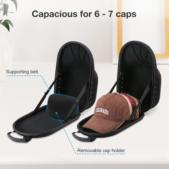 ProCase Travel Toiletry Pouch Bundle with Hat Organizer Travel Case