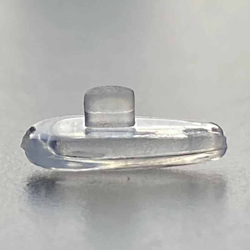 [Australia] - Replacement Nose Pads for Oakley Eyeglasses/Sunglasses, 5 Pairs Clear Silicone Nose Pieces Guards Type B (5 Pairs) 
