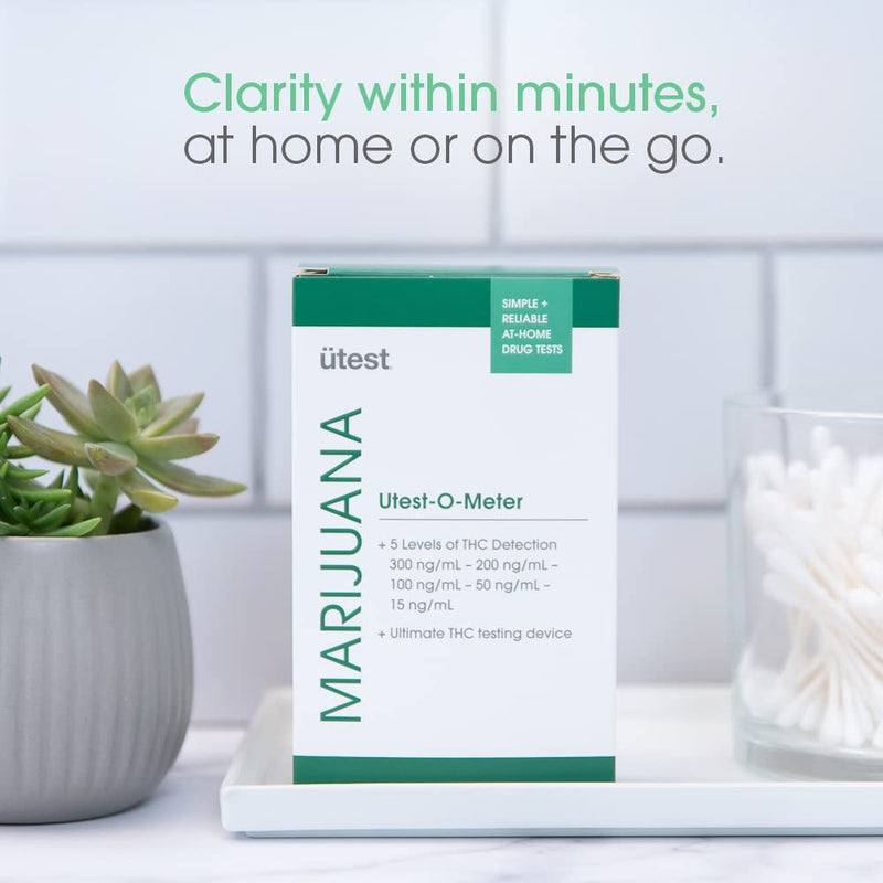 [Australia] - O-Meter 5 Level THC Home Drug Test | Marijuana Urine Test Kit | Highly Sensitive Testing Strips with Instant Results | 5 Panel Tests 15 ng/mL, 50 ng/mL, 100, 200, & 300 ng/mL (4-Pack) 