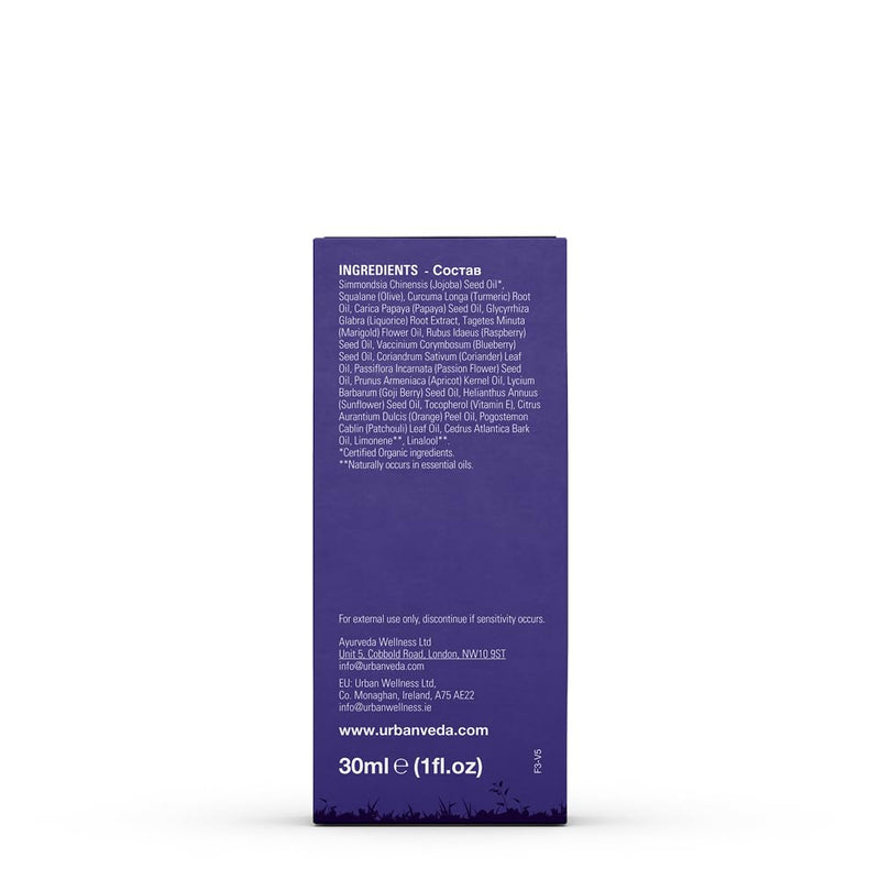 Urban Veda Radiance Facial Oil with Vitamin E Oil | Collagen Oil for Skin Tightening | Dark Spot Remover with TurmericOil | Bio Oil SkincareOil Stretch Marks | 1.01 Fl oz Dull & Dry Skin 1 Fl Oz (Pack of 1)