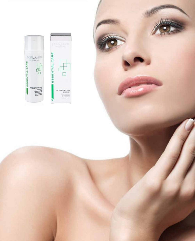 POSTQUAM Professional Moisturizing Cream for Mixed or Oily Skin 50ml – Spanish Beauty – Daily Use - Non-Greasy Cream - Regulates Excess Oil - Helps Skin Hydration – Natural Ingredients