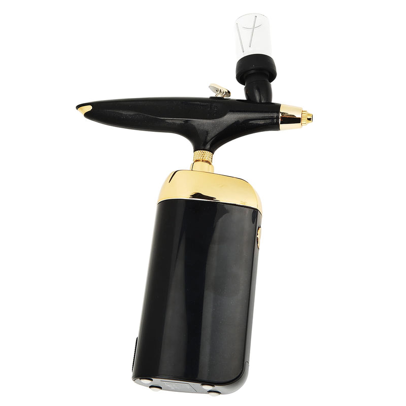 [Australia] - Fafeicy Oxygen Facial Airbrush, Oxygen Facial Airbrush, Airbrush, Oxygen Infusion Facial Spray Double Gravity Trigger Salon Beauty Device, Home (Black Set) 