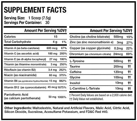 [Australia] - Energy Powder Drink - Energy Boost Drink Mix - Sugar-Free Energy with Antioxidants - Morning Kickstart and Sports Nutrition Endurance Product - 30 Servings, Fruit Punch, 8 Ounces 