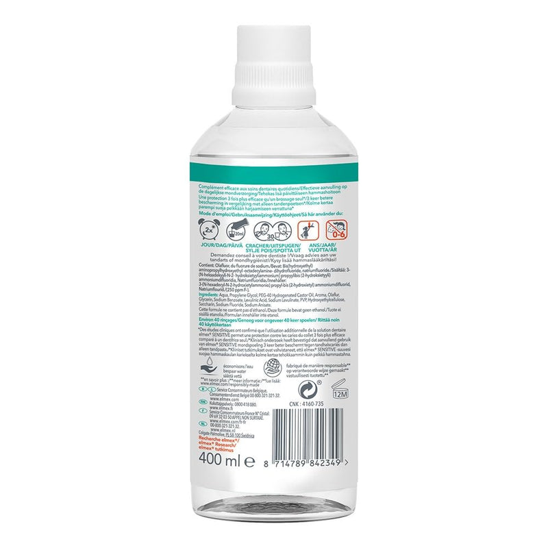 [Australia] - Elmex Sensitive Dental Solution 400ml 13.52 Fl Oz (Pack of 1) 