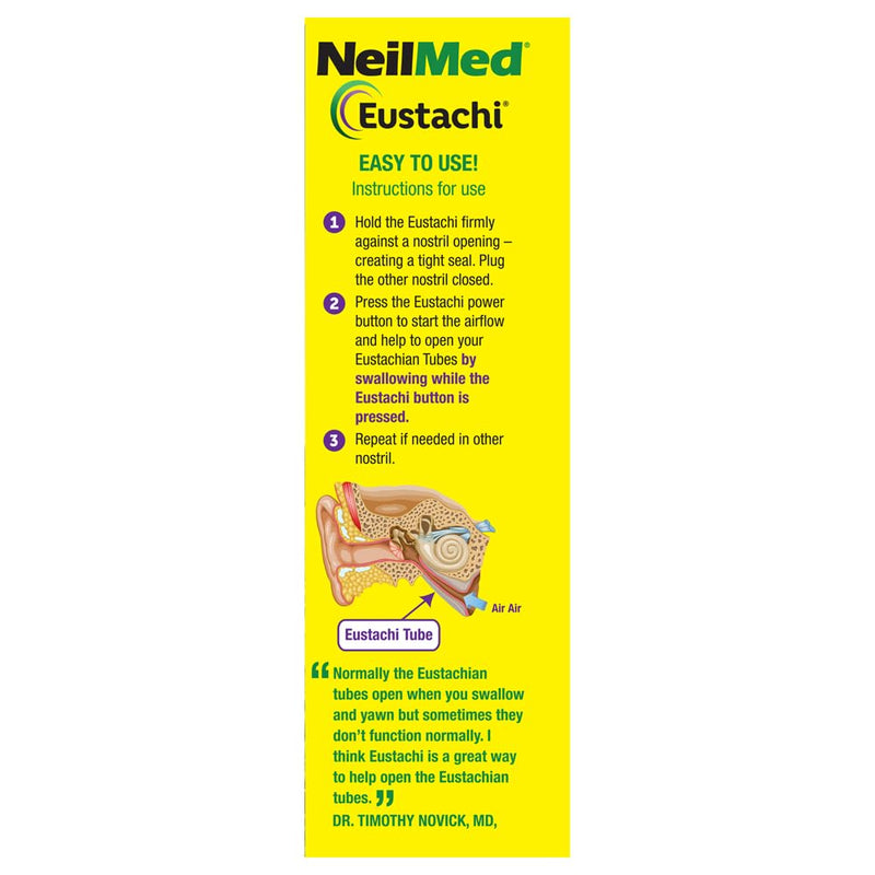 [Australia] - NeilMed Eustachi-Eustachian Tube Exercise-Pop Blocked Ears Safely. Helps Relieve Ear Pressure 