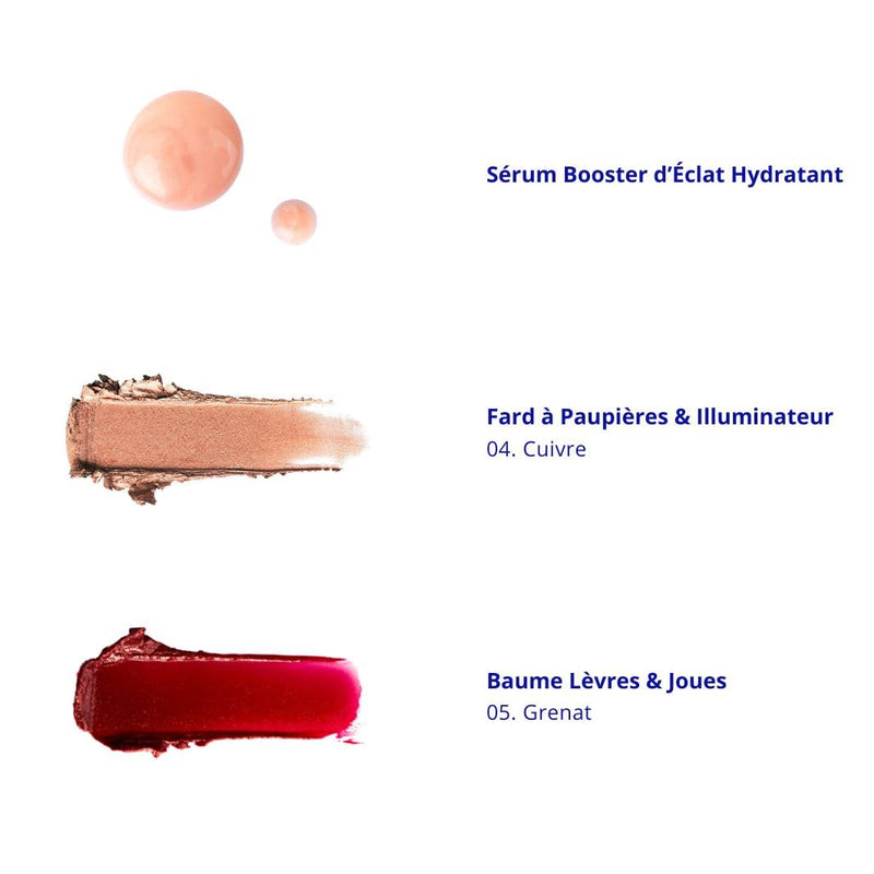 [Australia] - Makeup Set - Limited Edition Soleil d'Hiver - Hybrid Makeup & Skincare Set - 3 Products Essential Makeup - All Skin Types - 99% Natural Ingredients - Vegan - Limited Edition 