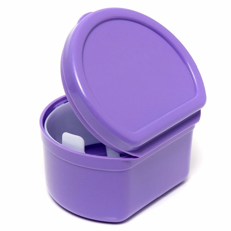 [Australia] - ROSENICE Denture Box Orthodontic Prosthesis Teeth Storage Box with Hanging Net (Random Color) 