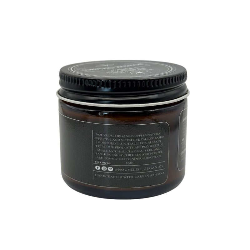 Lumberjack - Whipped Tallow Moisturizer - Cedarwood, Black Pepper, Vetiver, Juniper - 100% Natural Grass-Fed Tallow & Organic Jojoba. Chemical-Free. For Dry, Sensitive & Eczema Prone Skin.- 1.7oz Lumberjack 1.7 Fl Oz (Pack of 1)