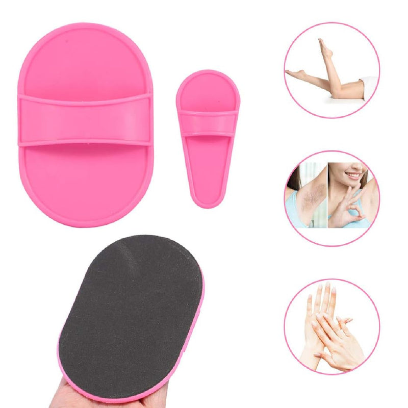 [Australia] - Hair removal pads, set of 10, beauty tool for removing small hairs with integrated peeling pads, smooth skin on legs, arms, face, upper lip 