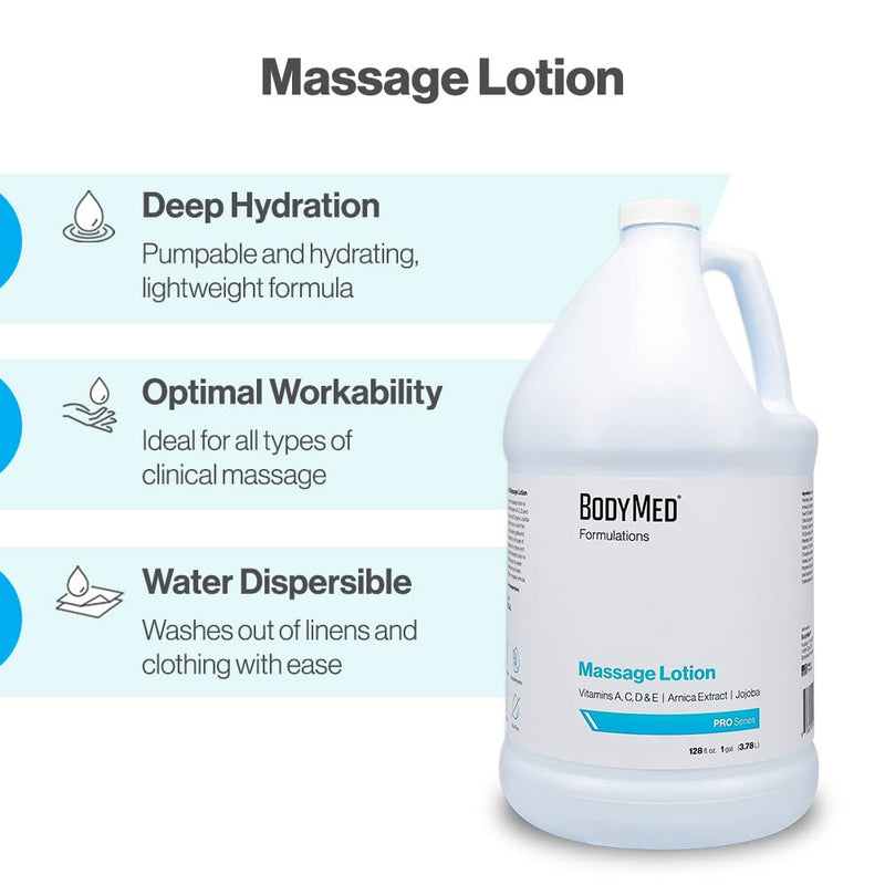 [Australia] - BodyMed Formulations Massage Lotion, 8 oz. – Fragrance-Free, All-Natural Lotion for Massage Therapy – Formulated with Arnica Extract & Jojoba – Non-Staining, Hypoallergenic & Paraben Free 8 Fl Oz (Pack of 1) 