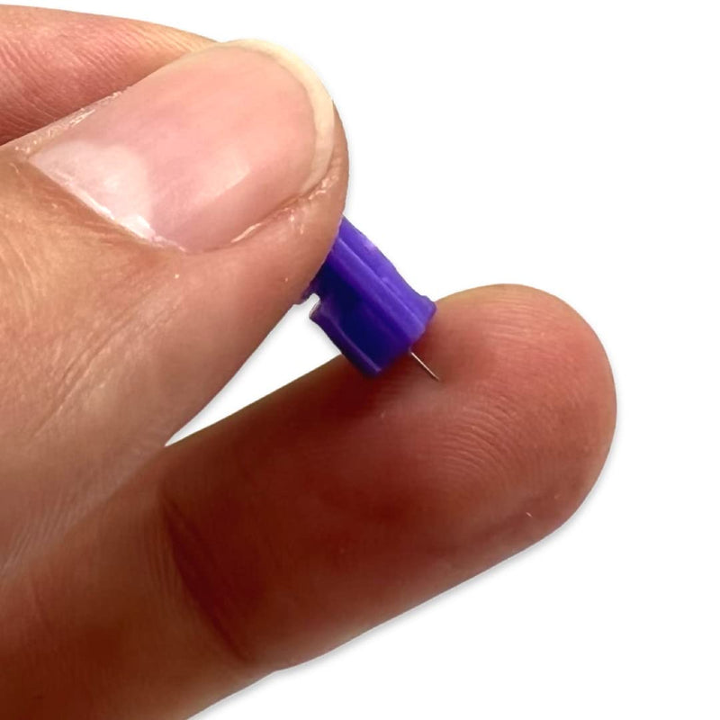 [Australia] - One Step Lancing Device & 100 x 30 Gauge Twist Top Lancets, Blood Sampling Pen, 5 Depth Settings, Diabetic Sugar Level Testing, Less Pain and Ejector 