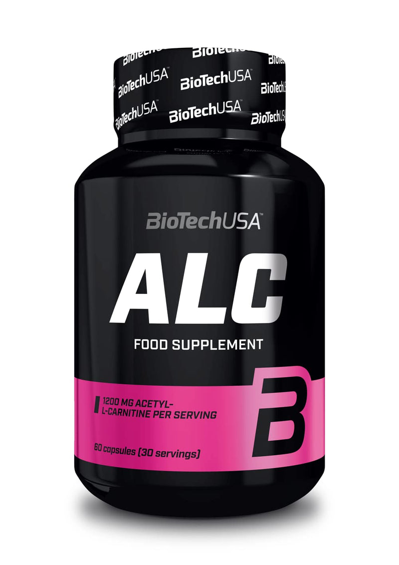 [Australia] - BioTechUSA ALC | Acetyl L-Carnitine HCL | with zinc | Antioxidants formula | Caffeine free | Boost metabolism and energy, 60 capsules 