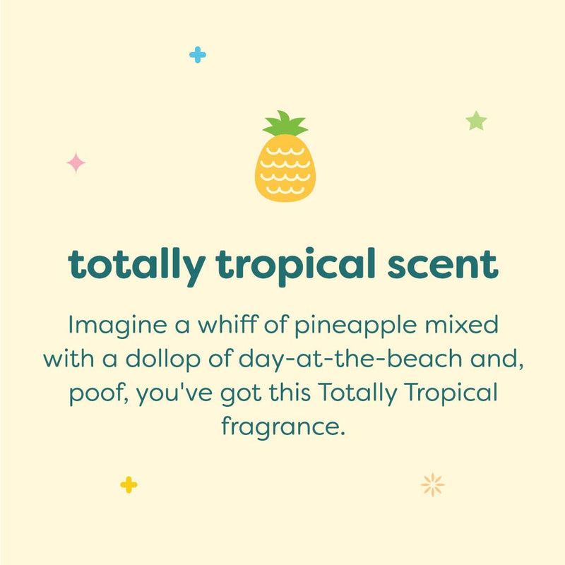 [Australia] - Babyganics SPF 50 Kids Mineral Sunscreen Roller Ball, Totally Tropical | UVA UVB Protection | Octinoxate & Oxybenzone Free | Water Resistant | 2 Pack (3 ounce) 
