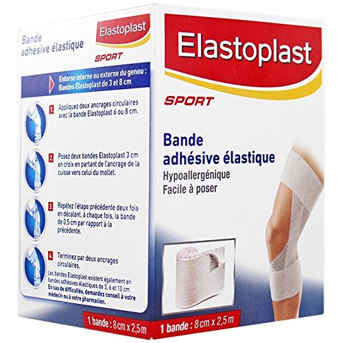 Elastoplast SPORT Flexible Containers Elastic Bandage - Pack of 2 Strips 8 cm x 2.5 m (8/2)