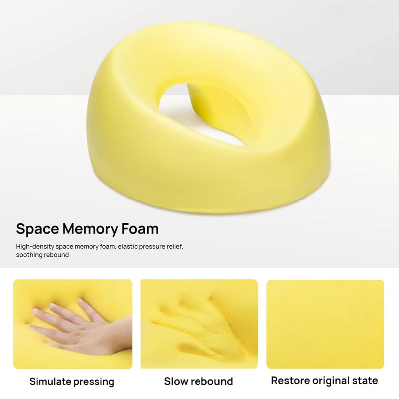 [Australia] - Face Down Pillow,Massage Pillow Face Down,Massage Headrest for Bed,Vacuum Packaging，with 20 Disposable Pillowcases,Skin-Friendly Grey Ergonomic Design Removable Pillowcase 