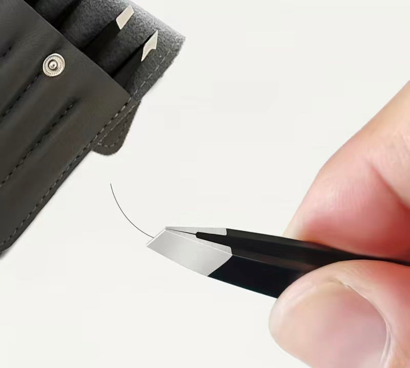 Tweezer Set - High Grade Tweezers For Women And Men, Perfect For Eyebrows Facial Hair Ingrown Hair And Splinter Removal