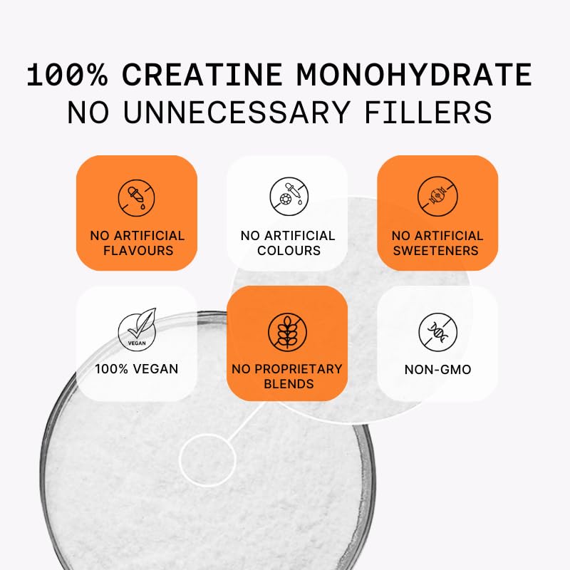 Move Pure Creatine Monohydrate Powder - Unflavoured Pure Creatine Powder Supplement for Women & Men - Micronised Vegan Creatine Improves Strength,Power & Recovery 300g (30 Creatine Sachets) 30 Creatine Sachets