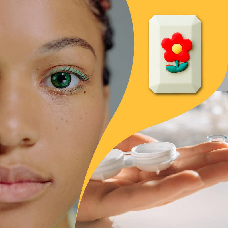 [Australia] - FEZ 4 pieces contact lens case contact lenses tweezers contact lens container contact lens case contact lens case contact lens accessories 