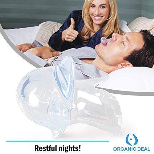 [Australia] - Organic Deal Anti Snoring Device - Anti Snoring Tongue Holder Prevent Snoring - Snoring Stopper - Best Help Against Snoring - Better results than snoring stopper clips or spray 