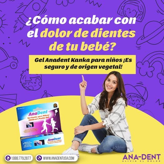 [Australia] - Children's Anadent Gel for Toothache & Gum Pain, Instant Pain Relief Gel for Kids & Babies, Made with Eugenol Plant-Based Ingredient to Relieve Teething Pain or Toothaches, 7g (0.25 oz) 