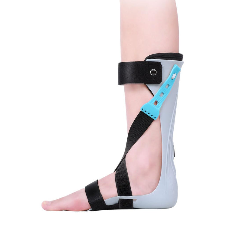 Laway Drop Foot Brace AFO Ankle Support Lightweight Orthotic Device, Adjustable Leg Strap for Stroke/Paralysis/Nerve Damage Patients, Unisex for Left/Right Foot, Daily Rehabilitation Use (Large, right foot) Large