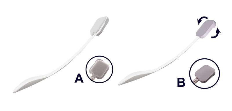 [Australia] - KMINA - Long Handled Lotion Applicator for Back (Includes 3 Thin Sponges), Easy Reach, Moisturizer Wand, Sunscreen Tool 