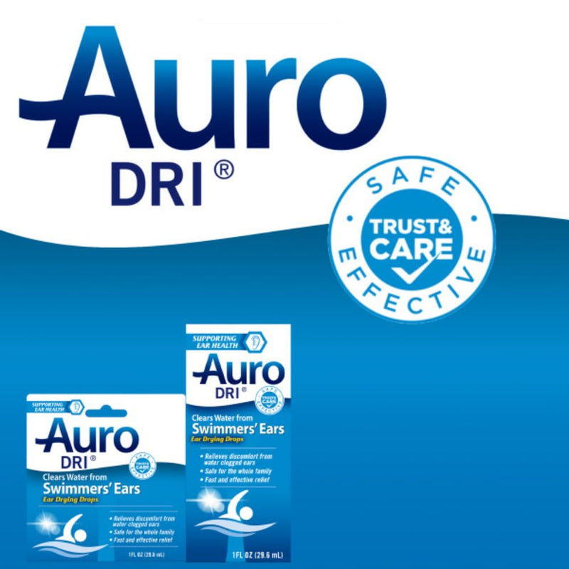[Australia] - Auro-Dri Ear Water-Drying Aid, Helps Swimmers’ Ear, 1 Fl Oz (Pack of 3) 1 Fl Oz (Pack of 3) 