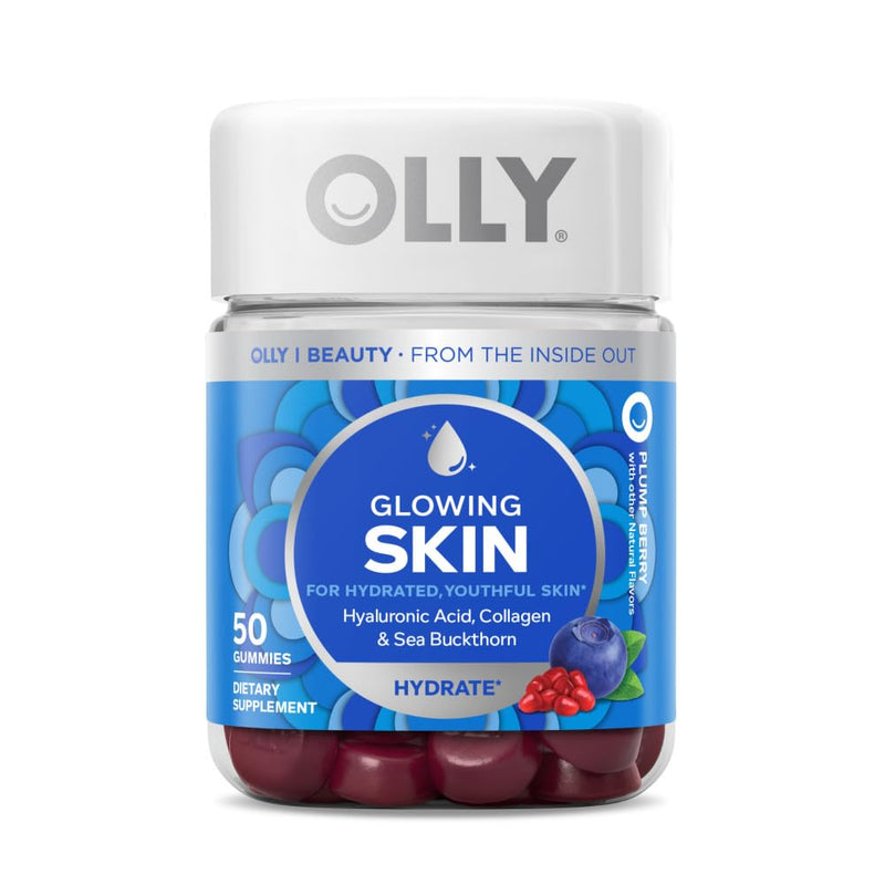 OLLY Teen Girl Multi Gummy and Glowing Skin Gummy Bundle, 70 Count and 50 Count