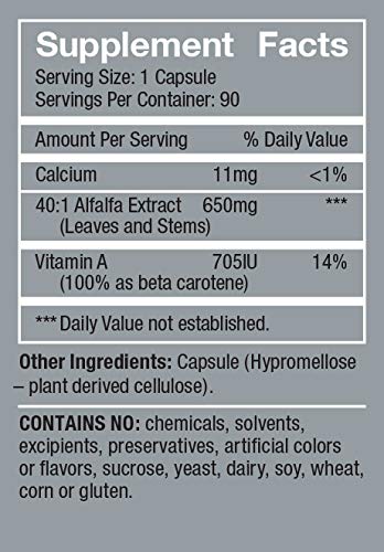 [Australia] - Symphony Natural Health pH Quintessence - 40:1 Alfalfa Concentrate - 90 Vegan Capsules (30 Day Supply) – Alkaline The Body, Balance pH and Support Detox 1 