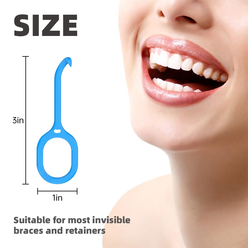 24PCS Clear Aligner Removal Tool for Invisible Removable Braces Retainers and Dentures, Dental Grade Personal Orthodontic Solution Accessories (24pcs) 24pcs