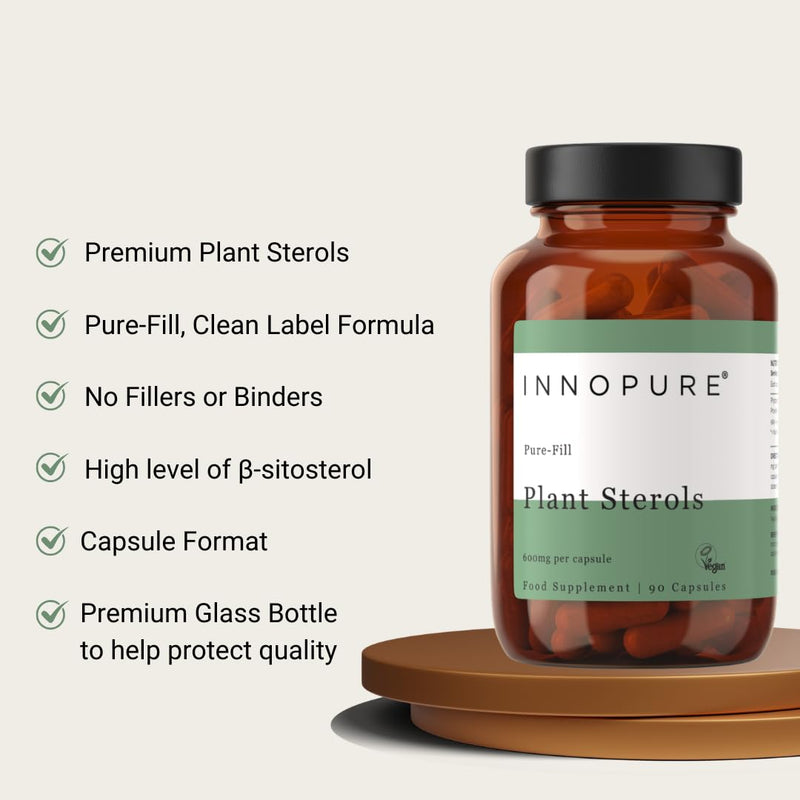 INNOPURE Plant Sterols Capsules (No Fillers or Binders) Pure-Fill Supplement, 90 Capsules