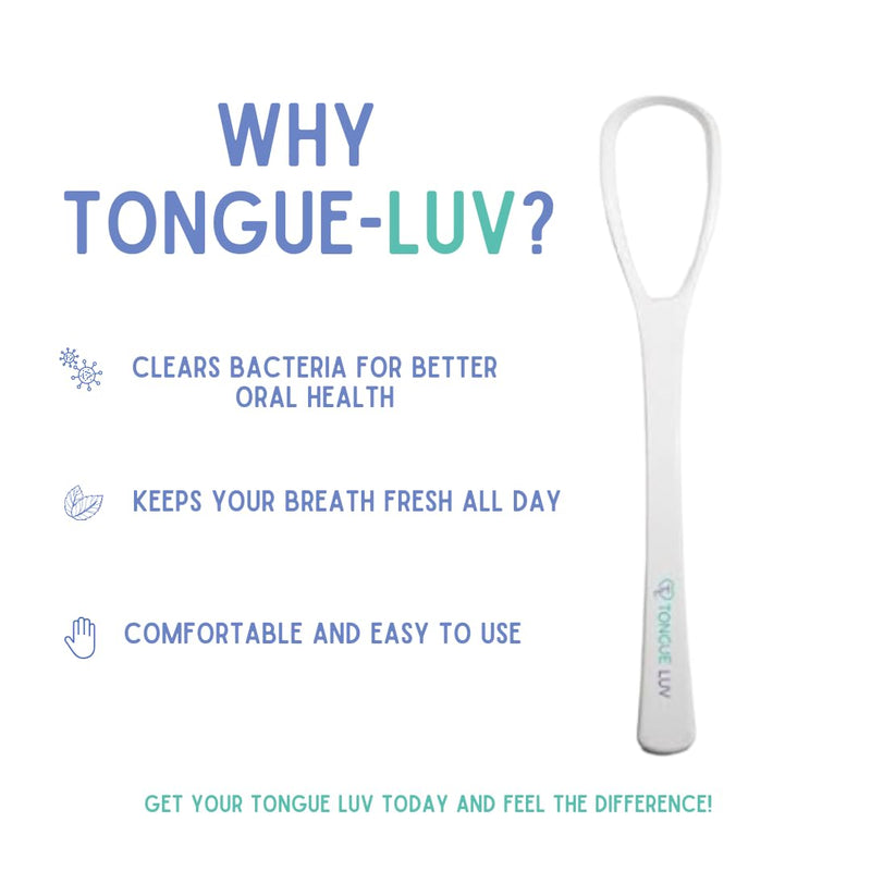 [Australia] - Ergonomic Tongue Scraper - Dentist-Developed Tongue Cleaner for Adults - Gentle Stylish Tongue Scrubber for Oral Care, Dental Hygiene - Large 