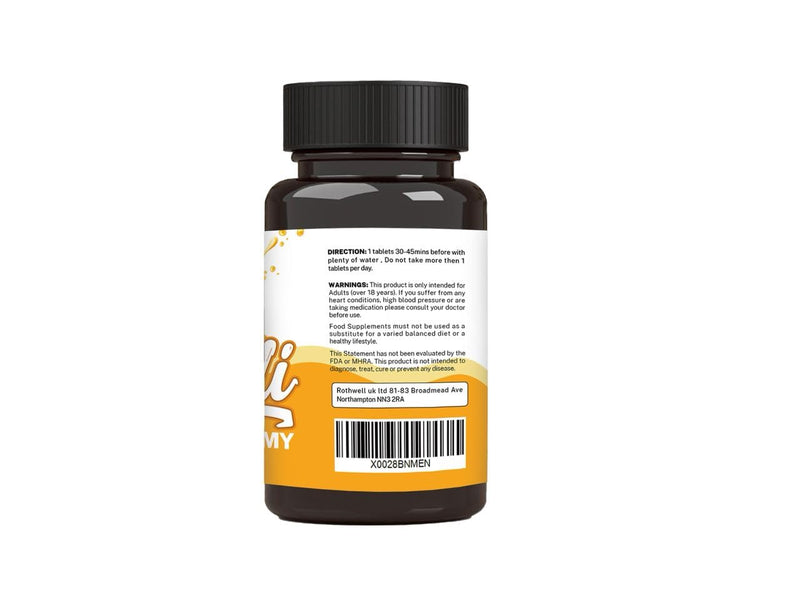 Ginseng Gummies for Men | Daily Wellness & Active Lifestyle Support | Mango Flavor, 10 Count | Natural Herbal Supplement
