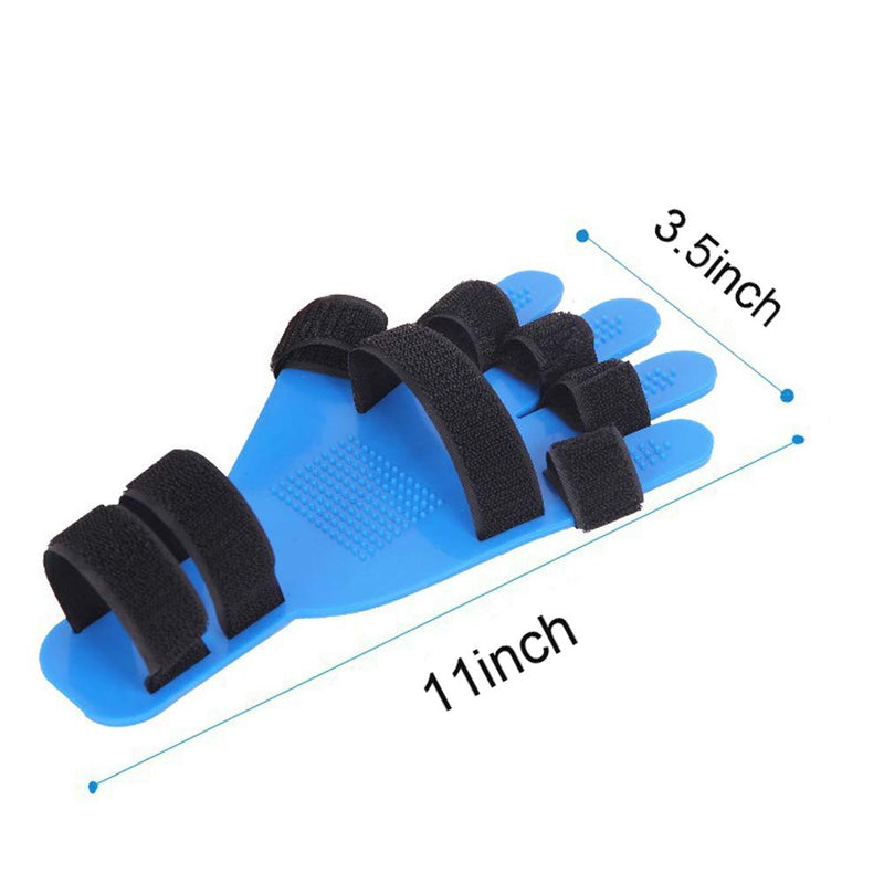 Finger Splint Fingerboard Finger Separator Orthotics Points Hand Wrist Training Orthosis Device Brace Flex Spasm Extension Board Splint Apoplexy Hemiplegia Right Left (Left hand)