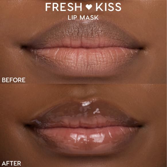 ColourPop Fresh Kiss Lip Mask - Leave-On Lip Moisturizer & Overnight Treatment - Replenishes Dry Lips with Shea Butter & Vitamin E - Orange Vanilla (0.28 oz)