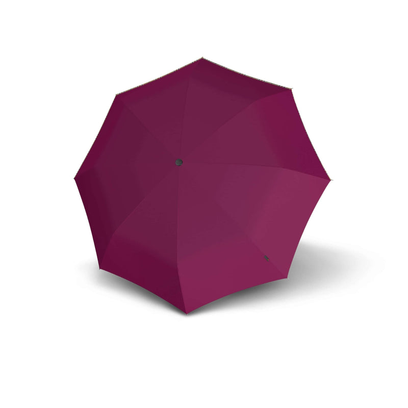 Knirps A.760 Curved Handle Automatic Rain Umbrella for Adults – 42" Canopy, Polyester Case Included Violet