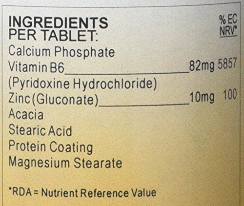 Health Plus Super B6 + Zinc Vitamin B Supplement - 90 Tablets