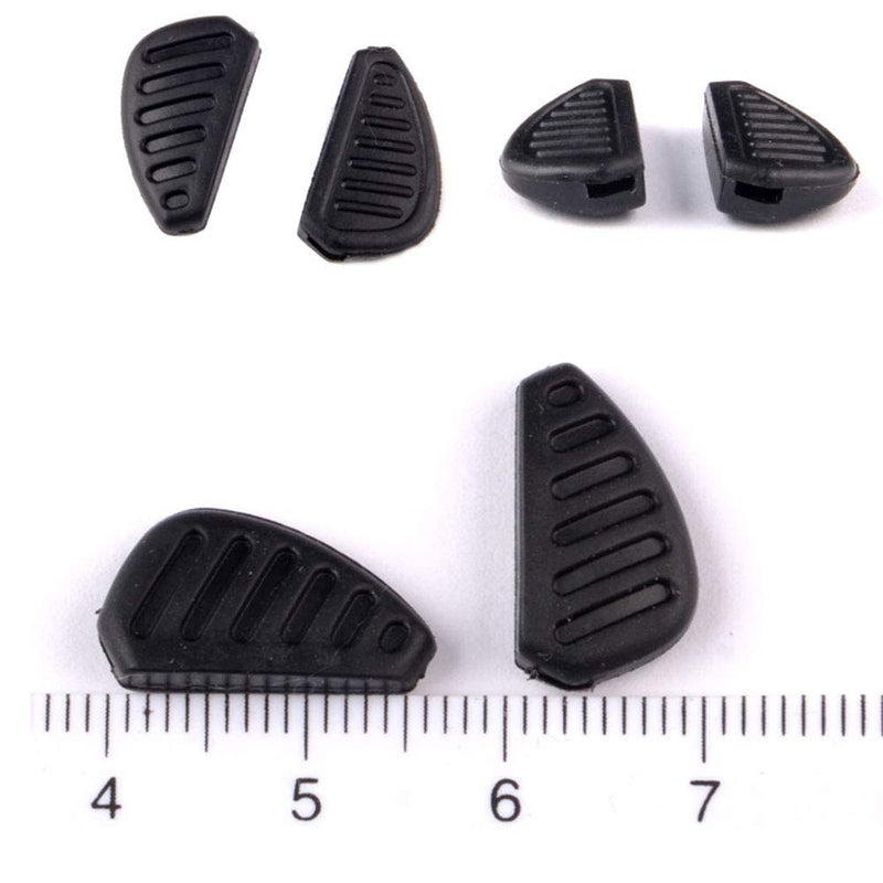 [Australia] - Sunglass Nose Pads Eyeglass Nose Pads Slip On Push in 17mm 3Paris Soft Silicone Replacement Nose Piece Pads on Nosepads for Glasses Eyeglasses Sunglasses 