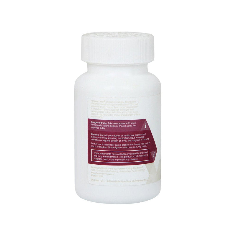 Forever Living - Forever Lean - 120 Capsules | Contains White Kidney Bean, Safflower And Fiber Blends, Vegan, Gluten-Free Capsules For Daily Nutrition Supplement Use