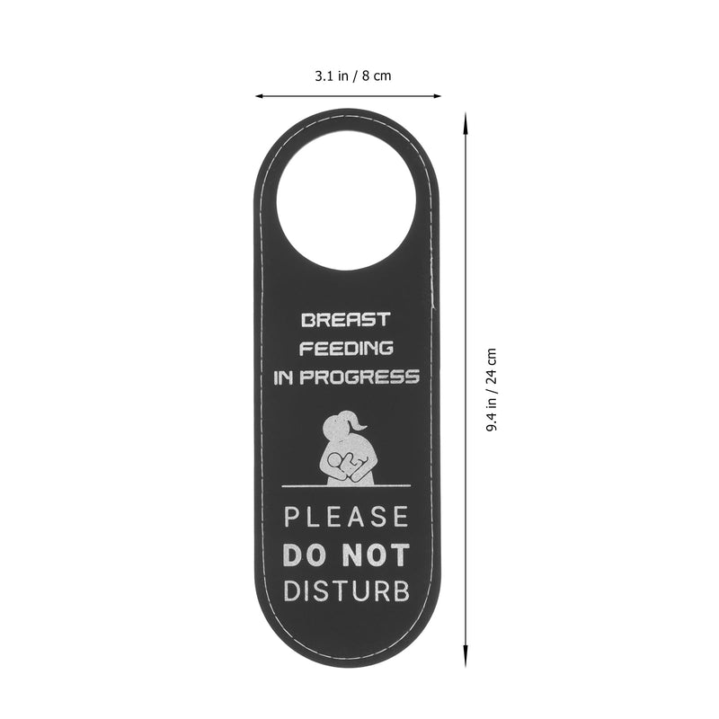 [Australia] - ifundom Breastfeeding Tips Emblems Door Handle Door Knob Baby Hangers Coat Hangers Nursing Room Door Sign Lactation Room Do Not Disturb Sign Identification Plate Leather Work To Pump Water 