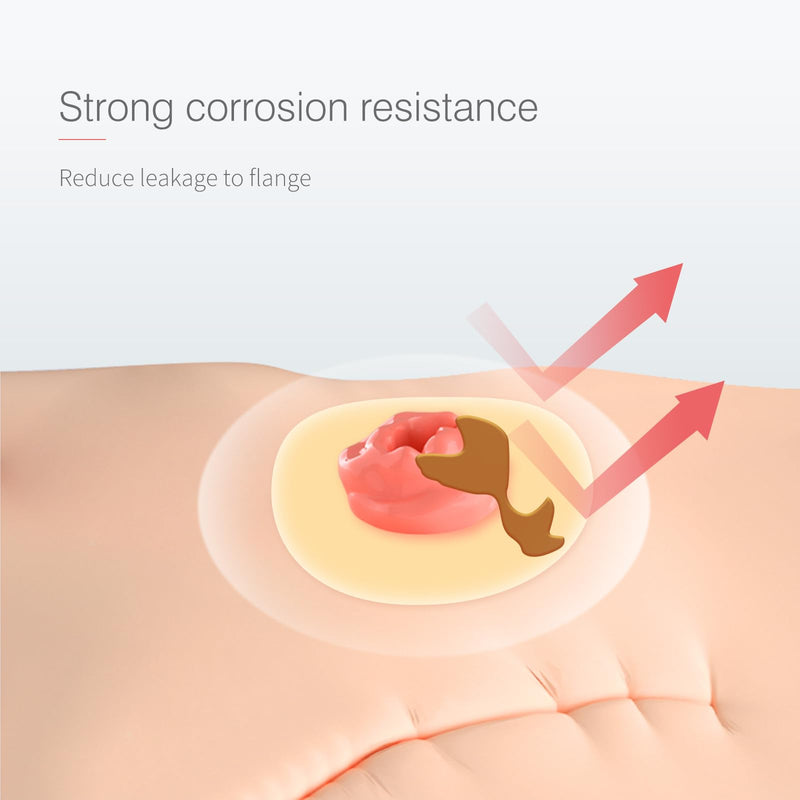 [Australia] - 10-Pack Moldable Ostomy Barrier Rings, 4mm Thickness Barrier Rings for Ostomy Bags, Sting-Free Hydrocolloid Ileostomy Elastic Ostomy Rings Secure Seal for Colostomy Bags 4mm 10PCS 
